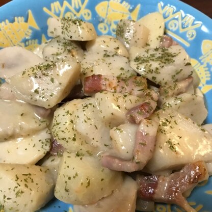 洋風な里芋料理は新鮮ですね！白だしで作りました！美味しかったです♡